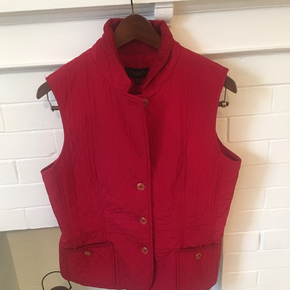 Talbots vest NWT